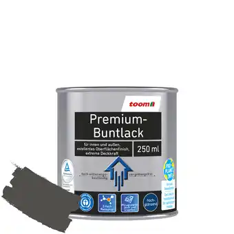 toom Baumarkt toom Premium-Buntlack silberfarben glänzend 250 ml Angebot