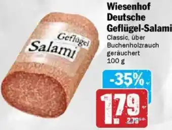 Hit Wiesenhof Deutsche Geflügel-Salami Angebot