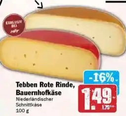 Hit Tebben Rote Rinde, Bauernhofkäse Angebot