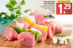 WEZ Bauern Gut Fleischspieße vom Schwein Angebot