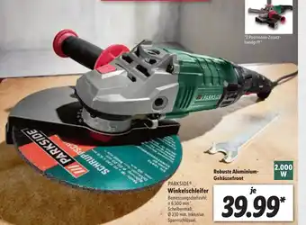 Lidl Parkside Winkelschleifer Angebot