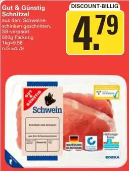 WEZ Gut & Günstig Schnitzel Angebot