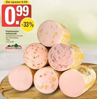 WEZ Bauern Gut Frischwurst Aufschnitt Angebot