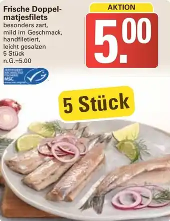 WEZ Frische Doppelmatjesfilets Angebot