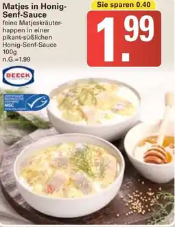 WEZ BEECK Matjes in Honig Senf-Sauce Angebot