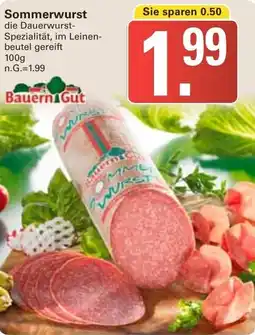 WEZ Bauern Gut Sommerwurst Angebot