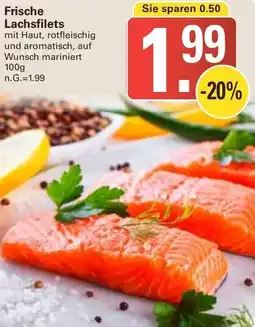 WEZ Frische Lachsfilets Angebot