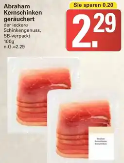 WEZ Abraham Kernschinken geräuchert Angebot