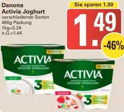 WEZ Danone Activia Joghurt Angebot