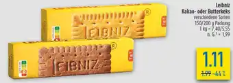 diska Leibniz Kakao- oder Butterkeks Angebot