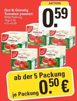 WEZ Gut & Günstig Tomaten passiert Angebot