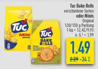 diska LU Tuc Bake Rolls oder Minis Original Angebot