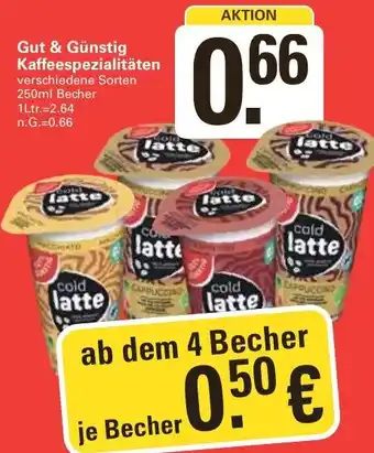 WEZ Gut & Günstig Kaffeespezialitäten Angebot