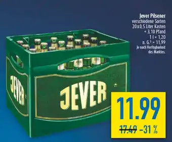 diska Jever Pilsener Angebot