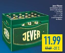 diska Jever Pilsener Angebot
