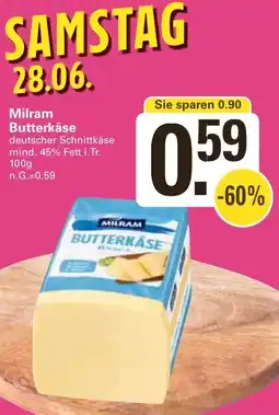 WEZ Milram Butterkäse Angebot