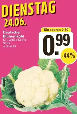 WEZ Deutscher Blumenkohl Angebot