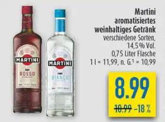 diska Martini aromatisiertes weinhaltiges Getränk Angebot