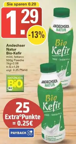 WEZ Andechser Natur Bio-Kefir Angebot