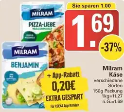 WEZ Milram Käse Angebot