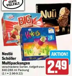 Hit Nestlé Schöller Multipackungen Angebot