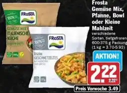 Hit Frosta Gemüse Mix, Pfanne, Bowl oder Kleine Mahlzeit Angebot