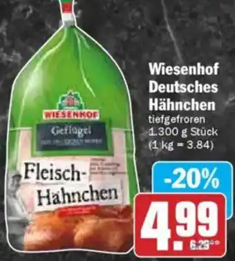 Hit Wiesenhof Deutsches Hähnchen Angebot