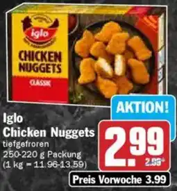 Hit Iglo Chicken Nuggets Angebot