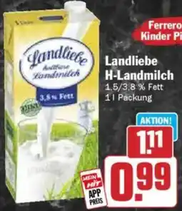 Hit Landliebe H-Landmilch Angebot