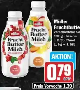 Hit Müller Fruchtbuttermilch Angebot