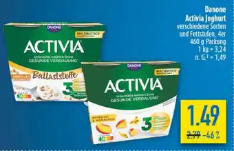 diska Danone Activia Joghurt Angebot