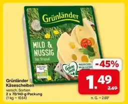 Famila Nord Ost Grünländer Käsescheiben Angebot