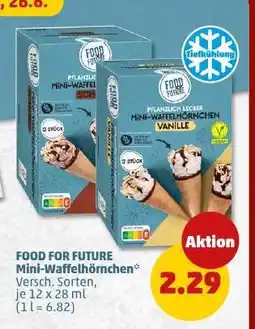 PENNY FOOD FOR FUTURE Mini-Waffelhörnchen Angebot