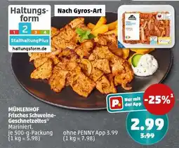 PENNY MÜHLENHOF Frisches Schweine-Geschnetzeltes Angebot