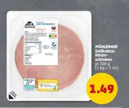 PENNY MÜHLENHOF Delikatess Hinterschinken Angebot