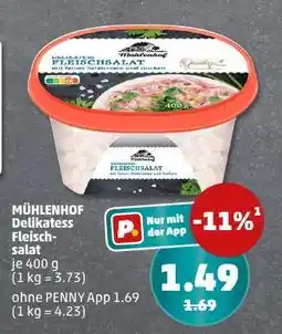 PENNY MÜHLENHOF Delikatess Fleischsalat Angebot