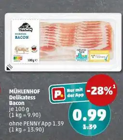 PENNY MÜHLENHOF Delikatess-Bacon Angebot