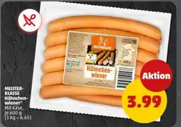 PENNY MEISTER-KLASSE Hähnchenwiener Angebot