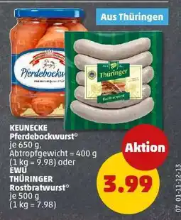 PENNY EWU Thüringer Rostbratwurst Angebot