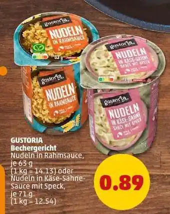 PENNY GUSTORIA Bechergerecht Angebot