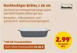 PENNY Rechteckiger Bräter, L 26 cm Angebot