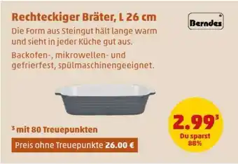 PENNY Rechteckiger Bräter, L 26 cm Angebot
