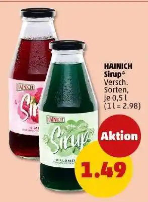 PENNY Hainich Sirup Angebot