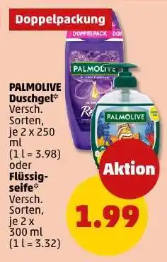 PENNY Palmolive Duschgel oder Flüssigseife Angebot