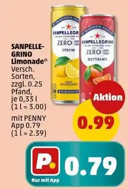 PENNY SANPELLEGRINO Limonade Angebot
