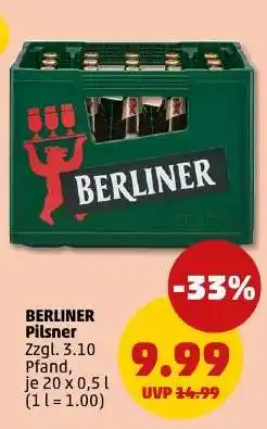PENNY BERLINER Pilsner Angebot