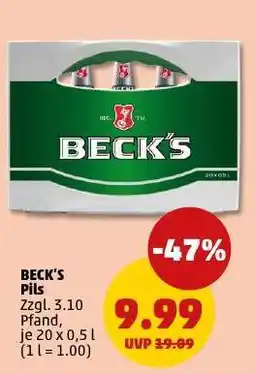 PENNY Beck's Pils Angebot