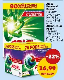 PENNY ARIEL All in 1 Color Pods Angebot