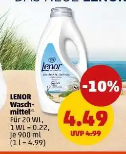 PENNY Lenor Waschmittel Angebot