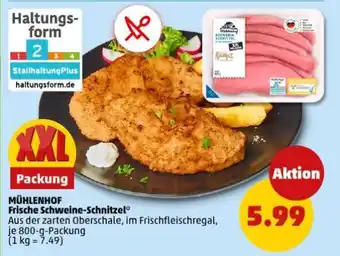 PENNY MÜHLENHOF Frische Schweine-Schnitzel Angebot